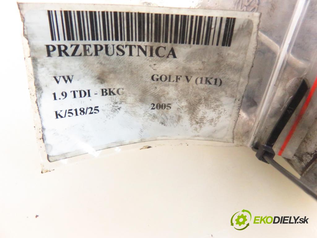 VW GOLF V (1K1) HB 2005 77,00 1.9 TDI PD 105 - BKC 1896,00 Škrtiaca klapka 038128063G (Škrtiaca klapka)