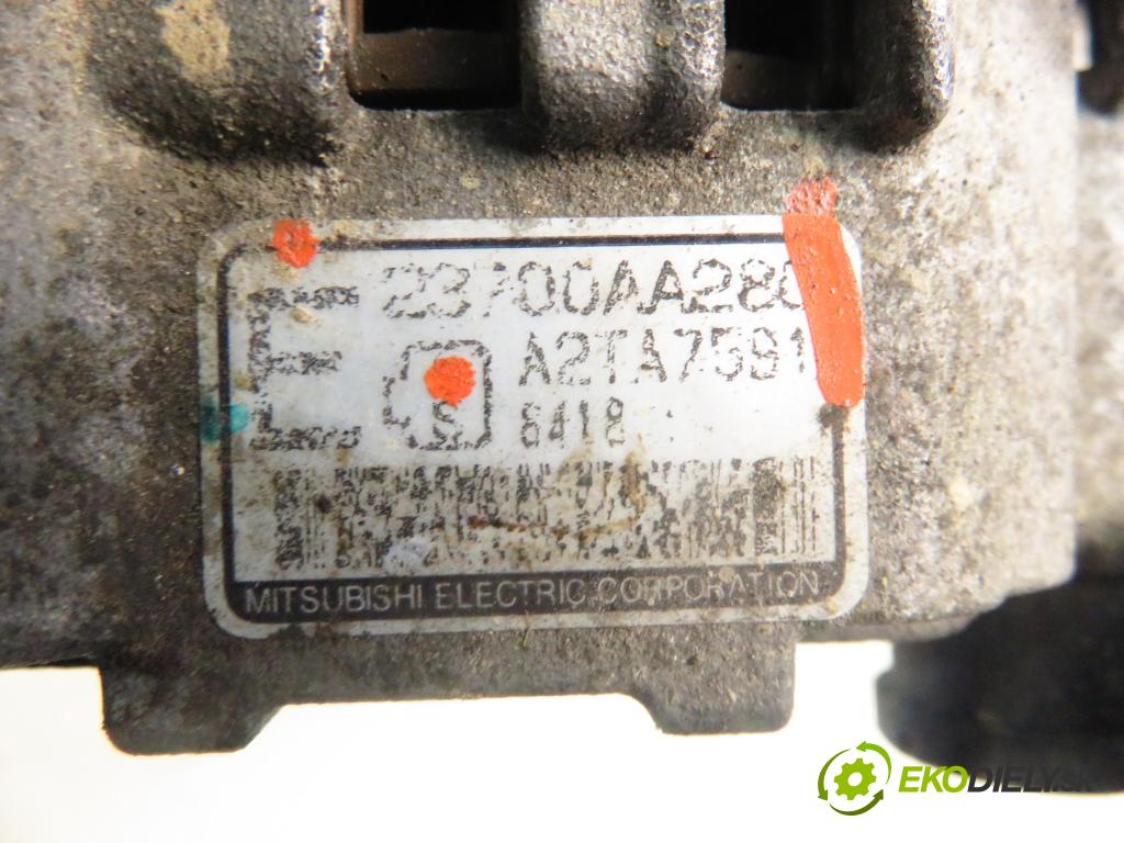 SUBARU FORESTER (SF_) SUV 1998 92,00 2.0 AWD 125 - EJ202 1994,00 Alternátor A2TA7591 ; 23700AA280 (Alternátor)