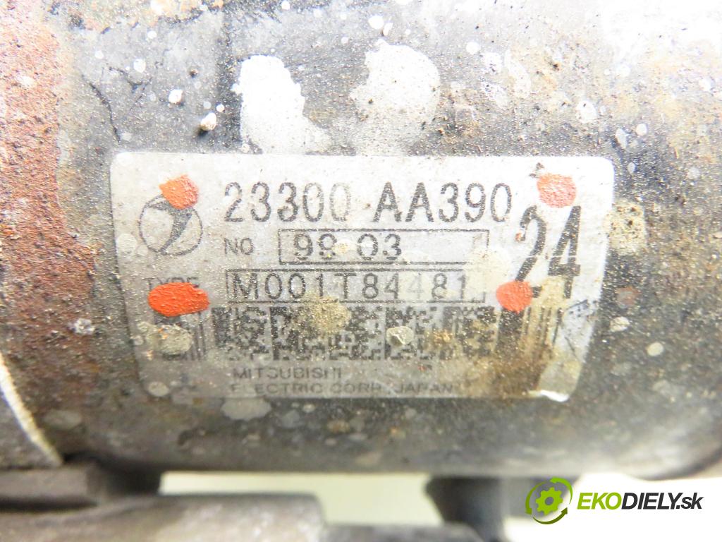 SUBARU FORESTER (SF_) SUV 1998 92,00 2.0 AWD 125 - EJ202 1994,00 Štartér 23300AA390 ; M001T84481 (Štartér)