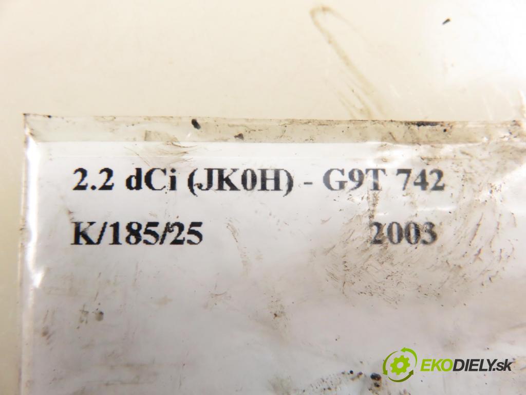 RENAULT ESPACE IV (JK0/1_) MINIVAN 2003 110,00 2.2 dCi (JK0H) 150 - G9T 742 2188,00 rúrky VSTREKOVAČE: 