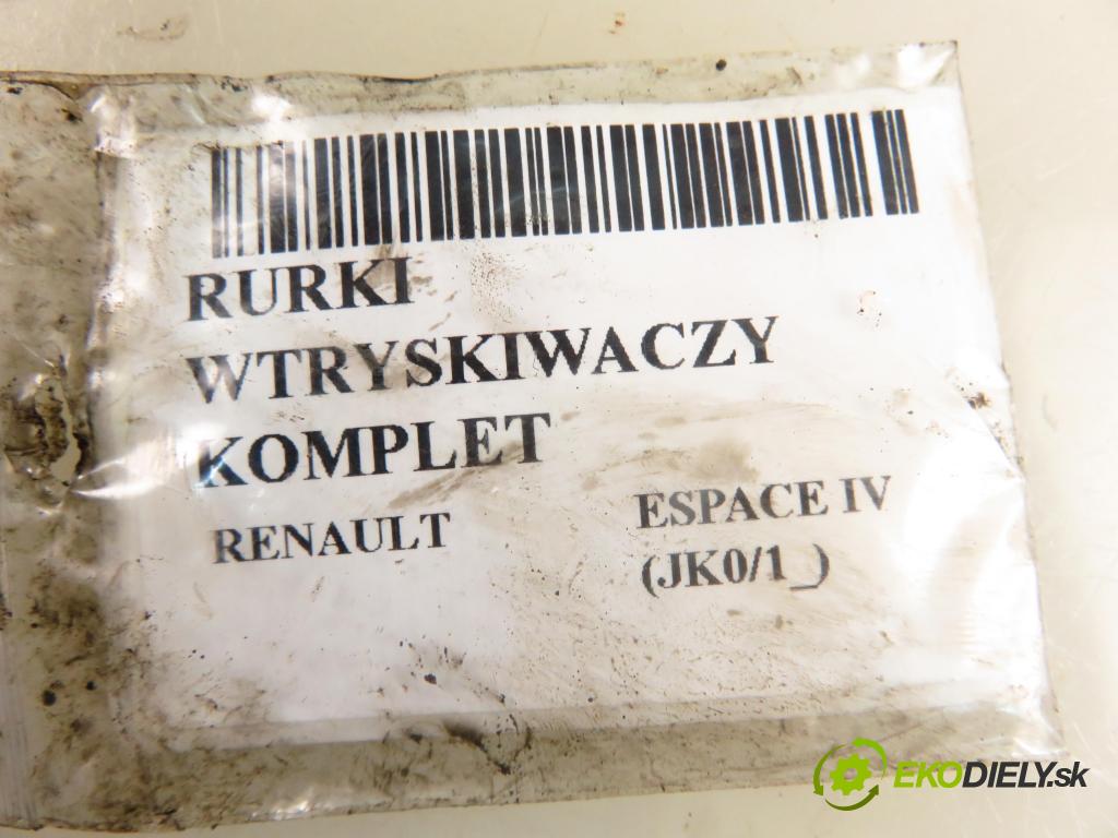 RENAULT ESPACE IV (JK0/1_) MINIVAN 2003 110,00 2.2 dCi (JK0H) 150 - G9T 742 2188,00 rúrky VSTREKOVAČE: