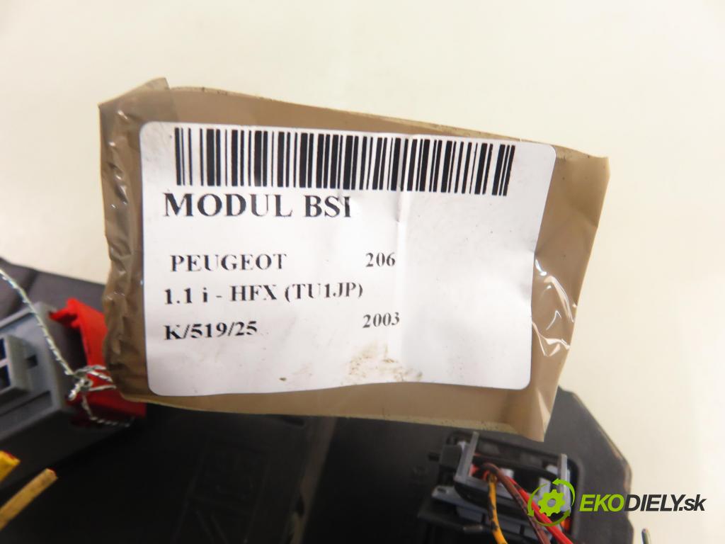 PEUGEOT 206 liftback (2A/C) HB 2003 440,00 1.1 i - HFX (TU1JP) 1124,00 MODUL BSI 9650584680 ; S118085220B