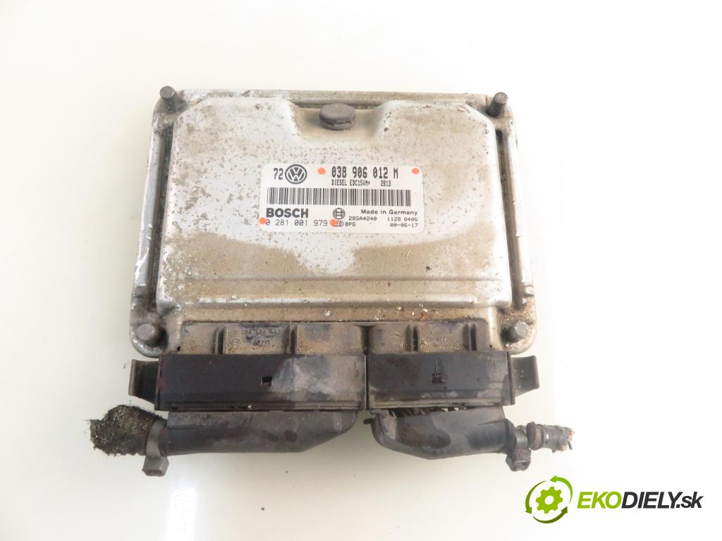 VW GOLF IV Variant (1J5) KOMBI 2000 66,00 1.9 TDI 90 - ALH 1896,00 Riadiaca jednotka Motor 0281001979 ; 038906012M