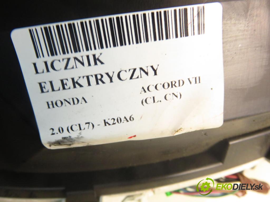 HONDA ACCORD VII (CL, CN) SEDAN 2003 114,00 2.0 (CL7) - K20A6 1998,00 prístrojovka elektrický HR0301065