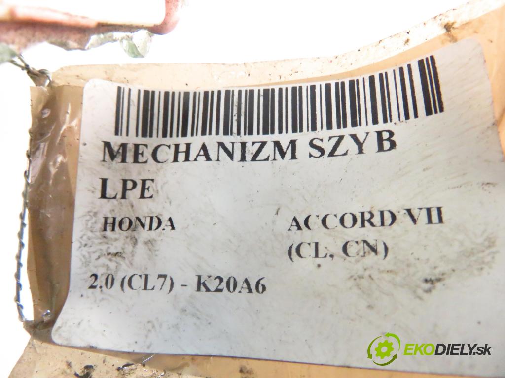 HONDA ACCORD VII (CL, CN) SEDAN 2003 114,00 2.0 (CL7) - K20A6 1998,00 mechanismus oken CM011260