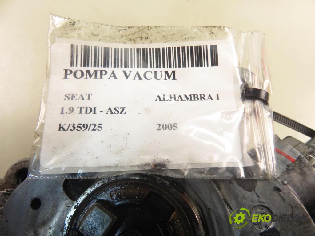 SEAT ALHAMBRA (7V8, 7V9) MINIVAN 2005 96,00 1.9 TDI - ASZ 1896,00 Pumpa vákuová 038145209C