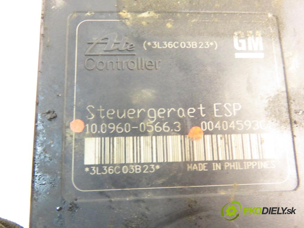 OPEL ZAFIRA B (A05) MINIVAN 2006 103,00 1.8 - Z 18 XER 1796,00 Pumpa ABS 10096005663 ; 13237705BG (Pumpa ABS)