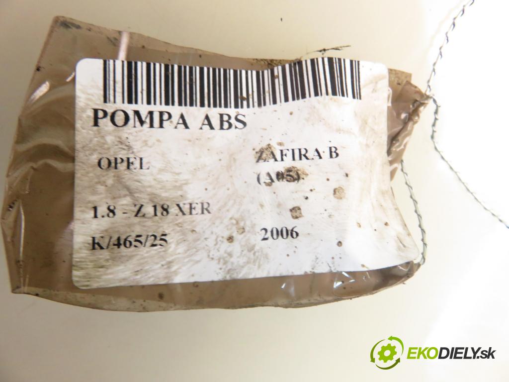 OPEL ZAFIRA B (A05) MINIVAN 2006 103,00 1.8 - Z 18 XER 1796,00 Pumpa ABS 10096005663 ; 13237705BG (Pumpa ABS)
