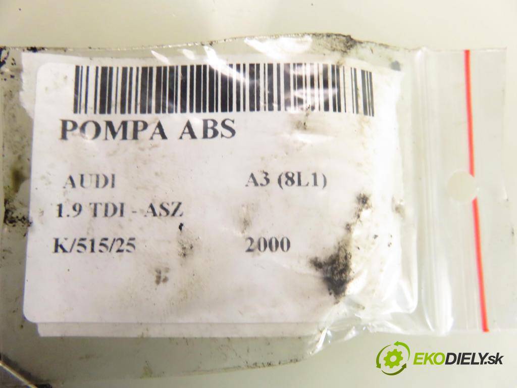 AUDI A3 (8L1) HB 2000 96,00 1.9 TDI PD 130 - ASZ 1896,00 Pumpa ABS 1C0907379 ; 10094703073 ; 6X0614517 (Pumpa ABS)