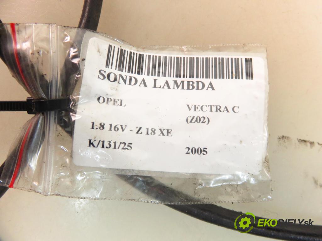 OPEL VECTRA C (Z02) LIFTBACK 2005 90,00 1.8 16V 122 - Z 18 XE 1796,00 sonda lambda 09202575 ; 5WK91701 (Lambda sonda)