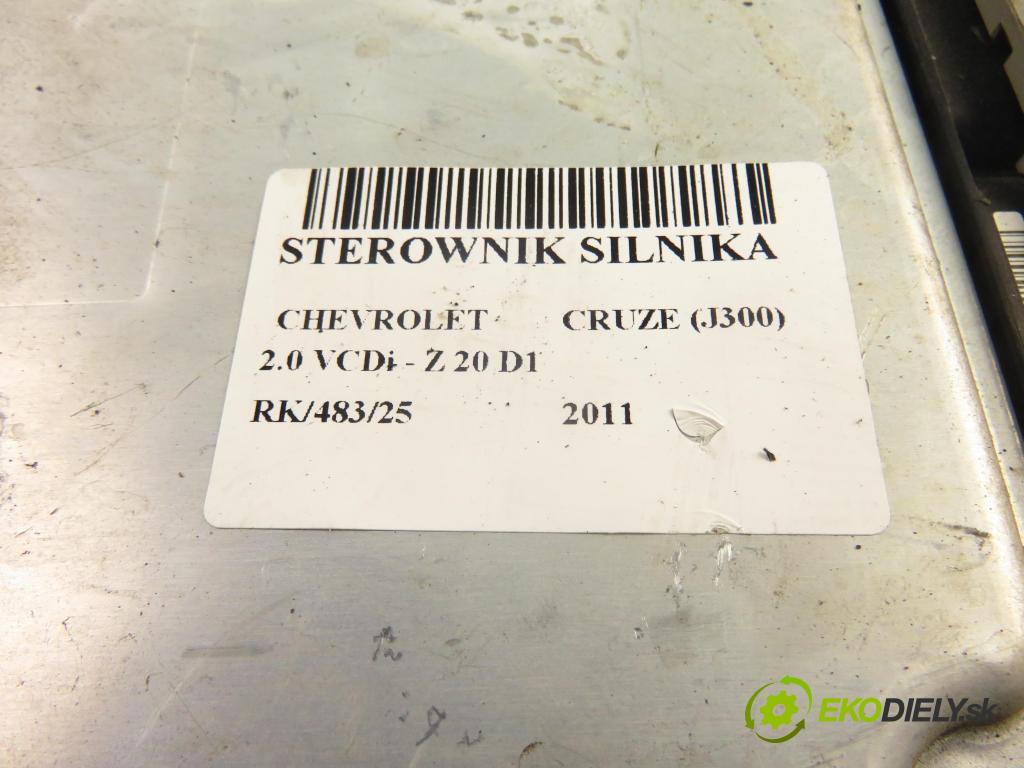CHEVROLET CRUZE (J300) SEDAN 2011 0,00 2.0 VCDi - Z 20 D1 1998,00 Riadiaca jednotka Motor 25184302