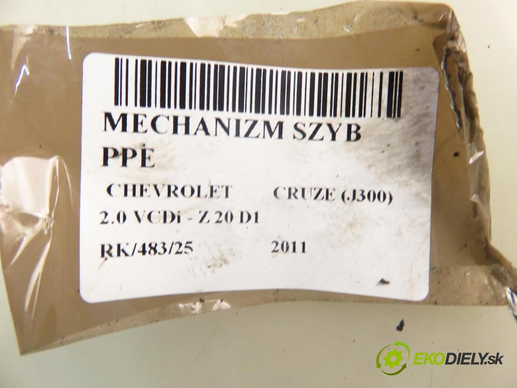 CHEVROLET CRUZE (J300) SEDAN 2011 0,00 2.0 VCDi - Z 20 D1 1998,00 mechanismus oken PPE