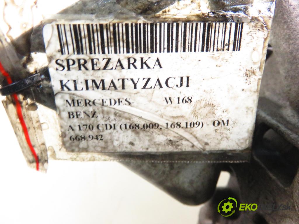 MERCEDES-BENZ KLASA A (W168) HB 2001 70,00 A 170 CDI 95 - OM 668.942 1689,00 KOMPRESOR: klimatizace DTM00023 (Kompresor klimatizace)