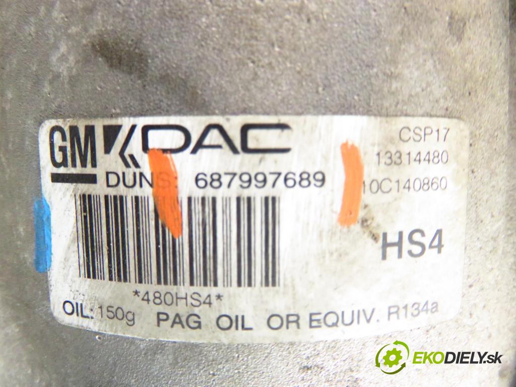 CHEVROLET CRUZE (J300) SEDAN 2011 0,00 2.0 VCDi - Z 20 D1 1998,00 KOMPRESOR: klimatizácie 687997689 (Kompresor klimatizácie)