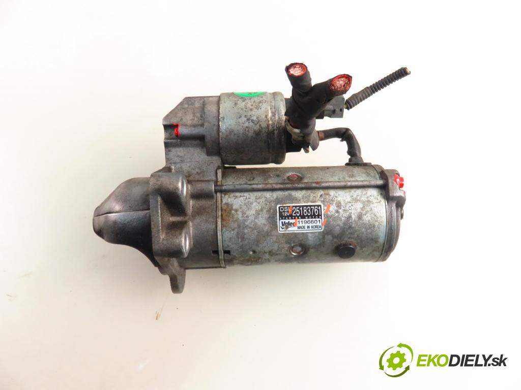 CHEVROLET CRUZE (J300) SEDAN 2011 0,00 2.0 VCDi - Z 20 D1 1998,00 Štartér 25183761 ; 1196601 (Štartér)