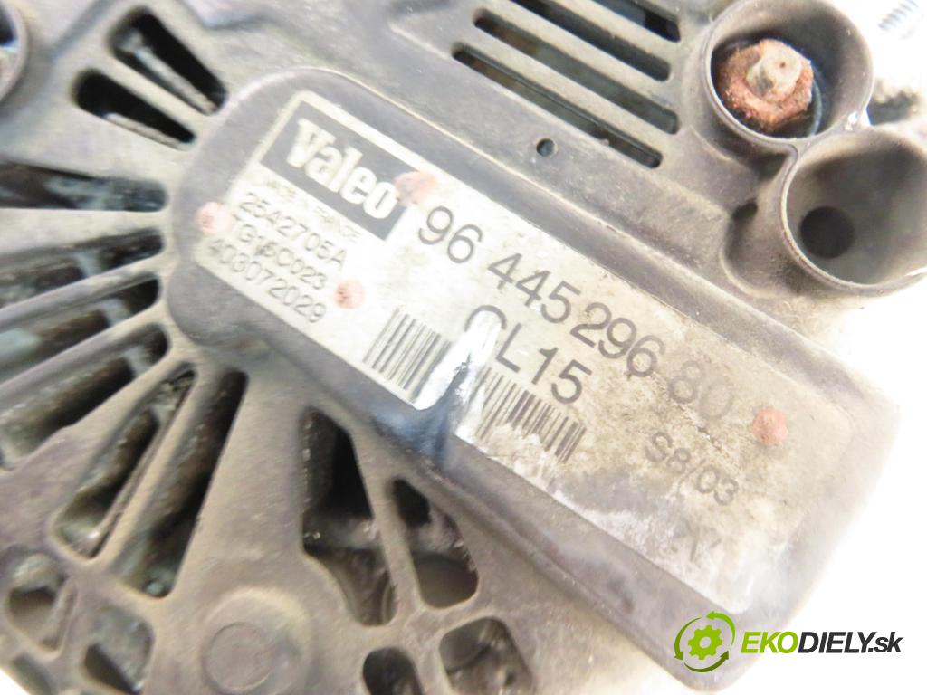 CITROEN C3 I (FC_) HB 2003 50,00 1.4 HDi 8V - 8HX 1398,00 Alternátor 9644529680 ; TG15C023 (Alternátor)