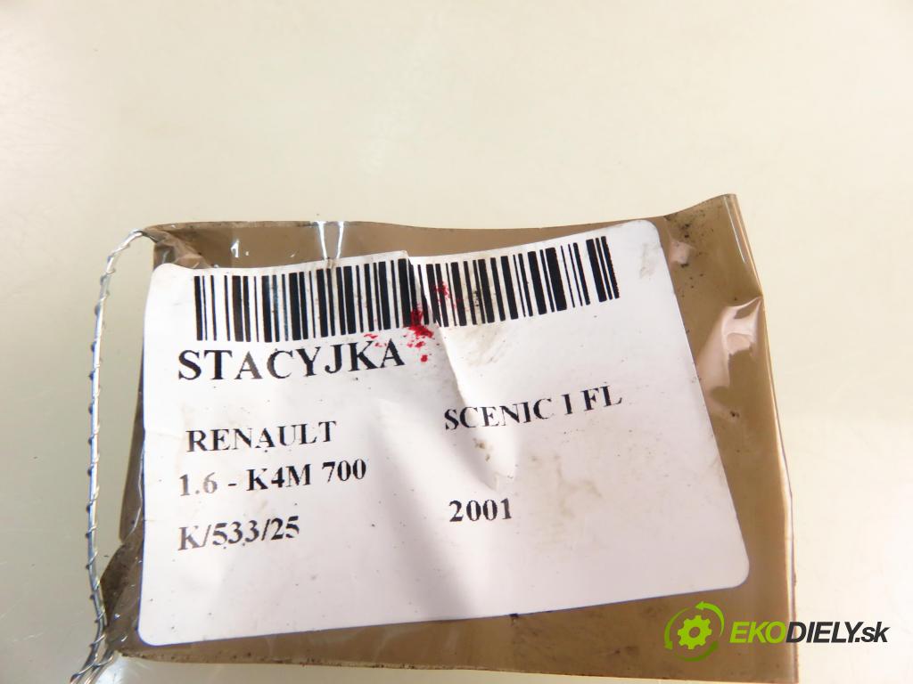 RENAULT SCENIC I (JA0/1_) MINIVAN 2001 79,00 1.6 16V 107 - K4M 700 1598,00 spinačka  (Spínacia skrinka)