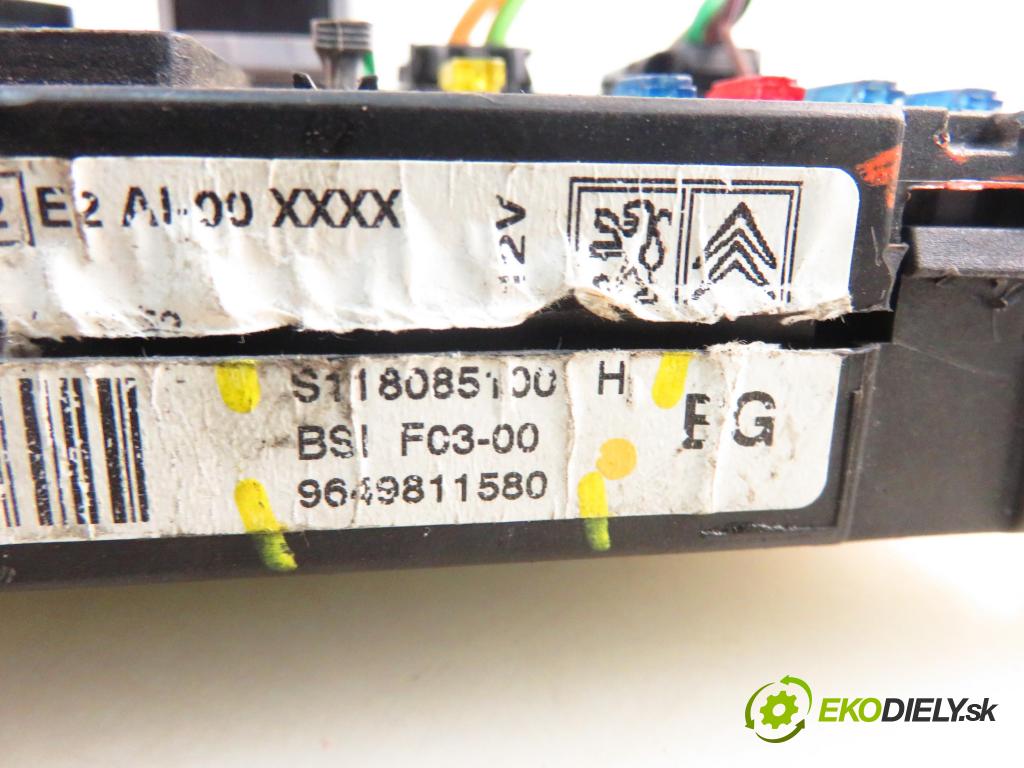 CITROEN C3 I (FC_) HB 2003 50,00 1.4 HDi 8V - 8HX 1398,00 MODUL BSI 9649811580 ; S118085100H