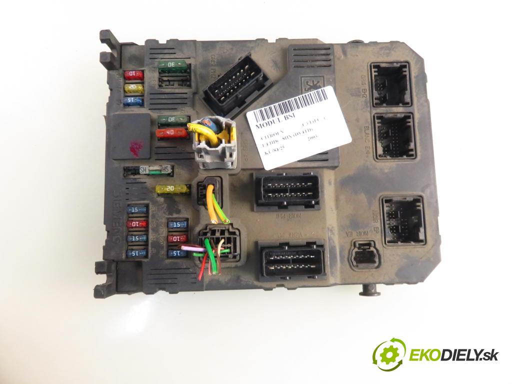 CITROEN C3 I (FC_) HB 2003 50,00 1.4 HDi 8V - 8HX 1398,00 MODUL BSI 9649811580 ; S118085100H