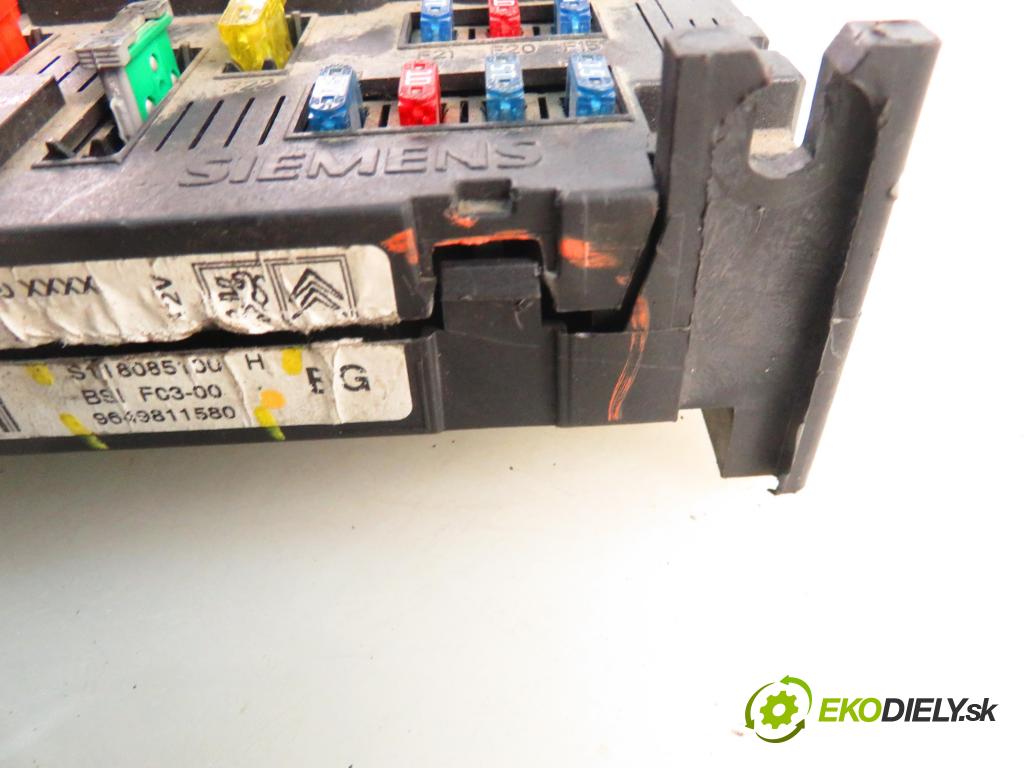 CITROEN C3 I (FC_) HB 2003 50,00 1.4 HDi 8V - 8HX 1398,00 MODUL BSI 9649811580 ; S118085100H