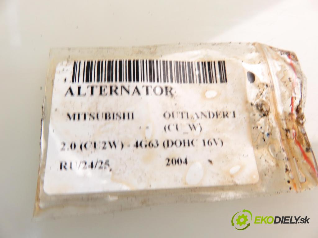 MITSUBISHI OUTLANDER I (CU_W) SUV 2004 100,00 2.0 (CU2W) - 4G63 (DOHC 16V) 1997,00 Alternátor A5266 (Alternátor)