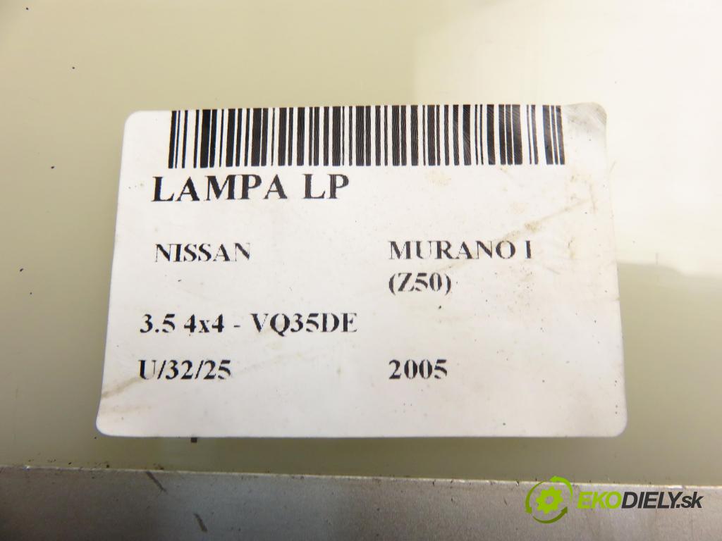 NISSAN MURANO I (Z50) SUV 2005 172,00 3.5 4x4 234 3498,00 světlo LP