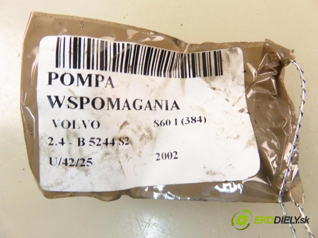 VOLVO S60 I (384) SEDAN 2002 103,00 2.4 140 - B 5244 S2 2435,00 Pumpa servočerpadlo  (Servočerpadlo, pumpa riadenia)