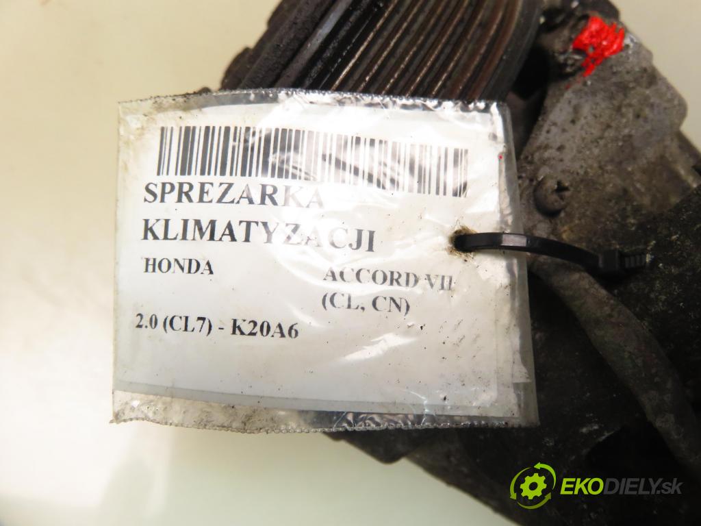 HONDA ACCORD VII (CL, CN) SEDAN 2003 114,00 2.0 (CL7) - K20A6 1998,00 KOMPRESOR: klimatizácie  (Kompresor klimatizácie)