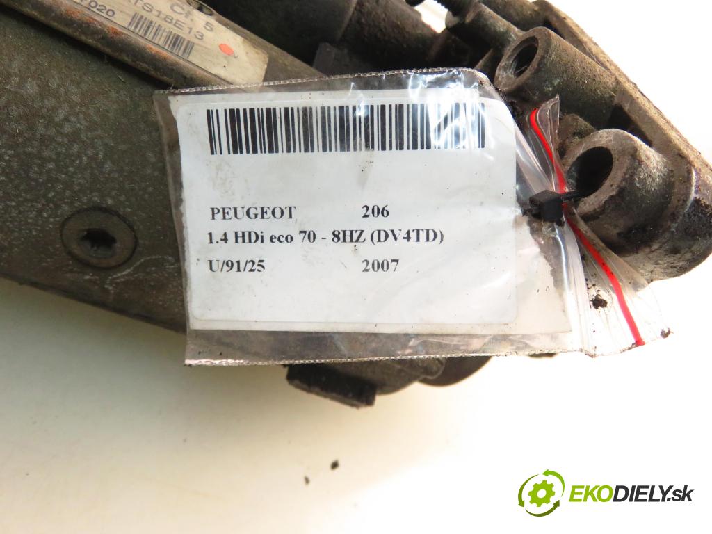 PEUGEOT 206 liftback (2A/C) HB 2007 50,00 1.4 HDi 8V 70 - 8HZ 1398,00 Štartér TS18E13 (Štartér)
