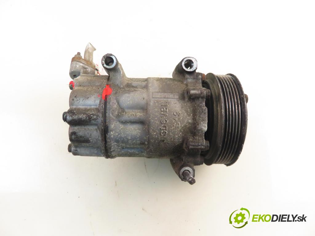PEUGEOT 206 liftback (2A/C) HB 2007 50,00 1.4 HDi 8V 70 - 8HZ 1398,00 KOMPRESOR: klimatizace 9655191580 (Kompresor klimatizace)