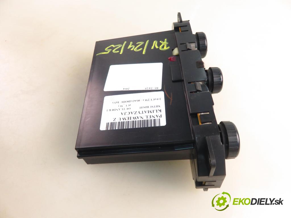 MITSUBISHI OUTLANDER I (CU_W) SUV 2004 100,00 2.0 (CU2W) - 4G63 (DOHC 16V) 1997,00 Panel kúrenia KLIMATIZACE: MR979972HA