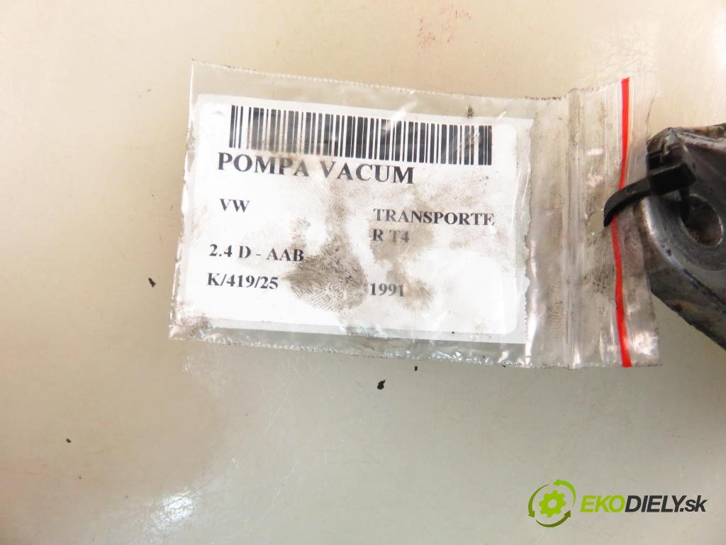 VW TRANSPORTER IV Platforma / podwozie (70E, 70L, 70M, 7DE, 7DL KABINA/PLATFORMA 1991 57,00 2.4 D 78 - AAB 2370,00 Pumpa vákuová 075145101A