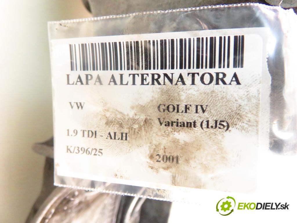 VW GOLF IV Variant (1J5) KOMBI 2001 66,00 1.9 TDI 90 - ALH 1896,00 uchycení alternátora 038903143A