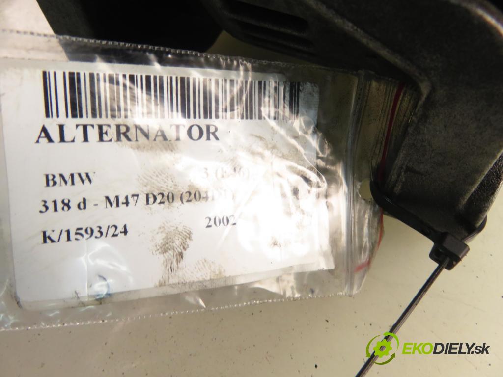 BMW 3 (E46) SEDAN 2002 0,00 318 d - M47 D20 (204D1) 1951,00 Alternátor  (Alternátor)