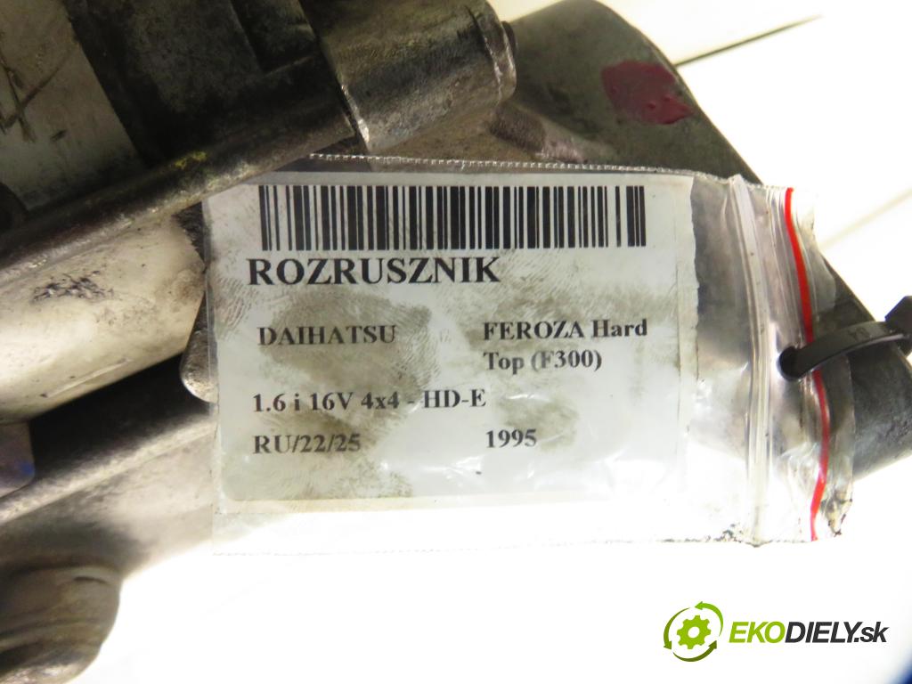 DAIHATSU FEROZA Hard Top (F300) TERENOWY 1995 70,00 1.6 i 16V 4x4 95 - HD-E 1590,00 Štartér 2810087603 (Štartér)