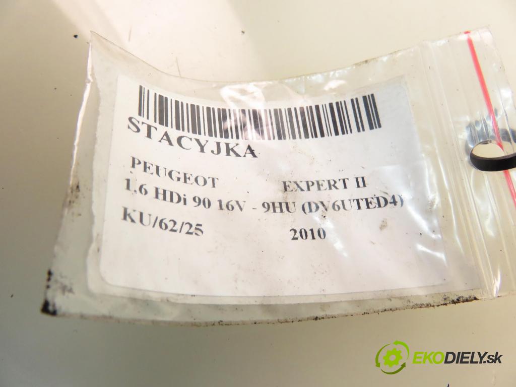 PEUGEOT EXPERT Skrzynia (VF3A_, VF3U_, VF3X_) FURGON 2010 66,00 1.6 HDi 90 16V - 9HU (DV6UTED4) 1560,00 spinačka 9663123280 (Spínacia skrinka)