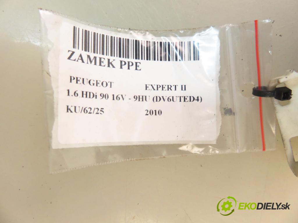 PEUGEOT EXPERT Skrzynia (VF3A_, VF3U_, VF3X_) FURGON 2010 66,00 1.6 HDi 90 16V - 9HU (DV6UTED4) 1560,00 zámok PPE 9681334980