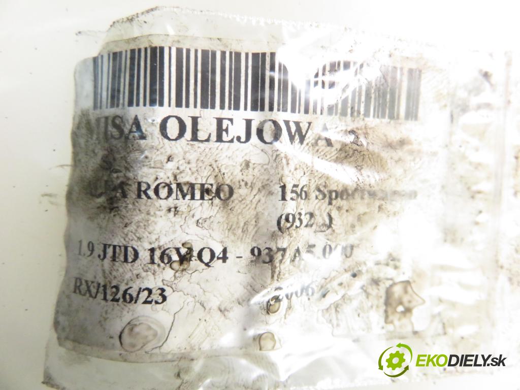 ALFA ROMEO 156 Sportwagon (932_) KOMBI 2006 110,00 1.9 JTD 16V Q4 - 937 A5.000 1910,00 Vaňa olejová 55198106 (Olejová vaňa)