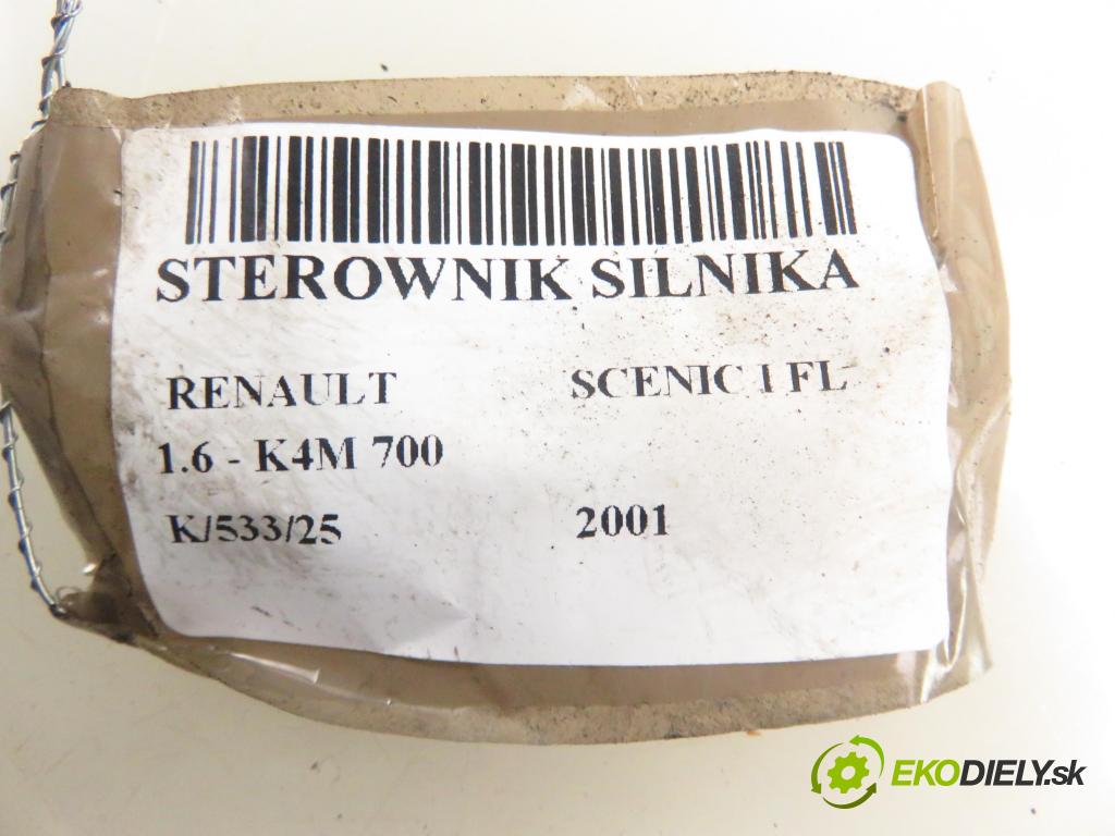 RENAULT SCENIC I (JA0/1_) MINIVAN 2001 79,00 1.6 16V 107 - K4M 700 1598,00 Riadiaca jednotka Motor 8200028833 ; 8200044437 ; S110137001