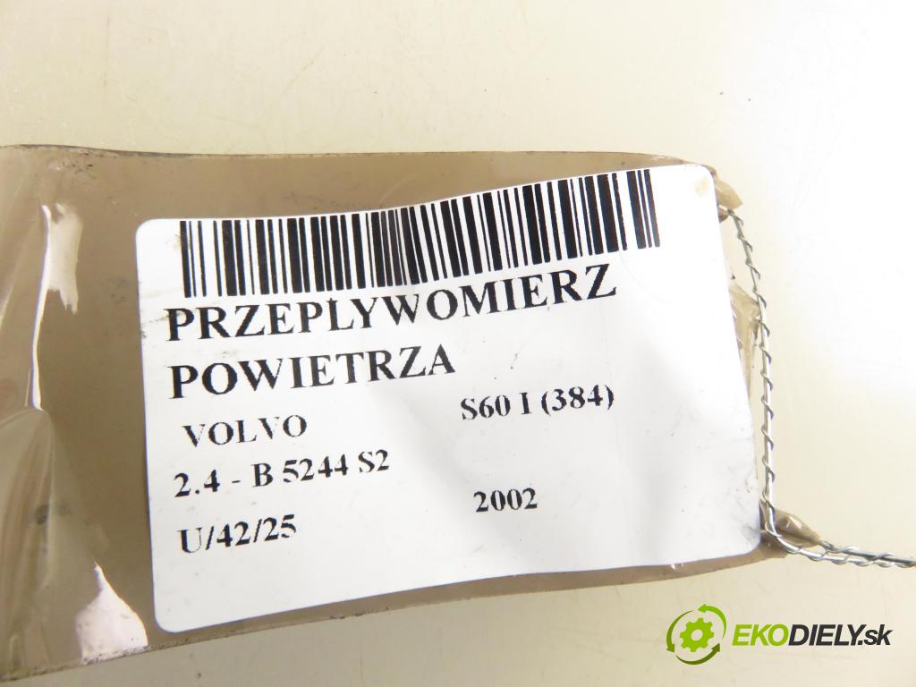VOLVO S60 I (384) SEDAN 2002 103,00 2.4 140 - B 5244 S2 2435,00 váha vzduchu vzduchu 8ET00914289