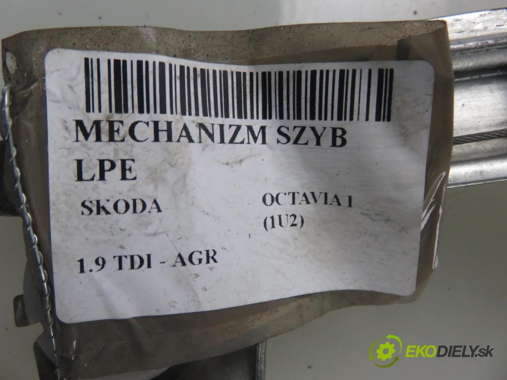 SKODA OCTAVIA I (1U2) LIFTBACK 1998 66,00 1.9 TDI 90- AGR 1896,00 mechanismus oken 101446203 ; 0130821731