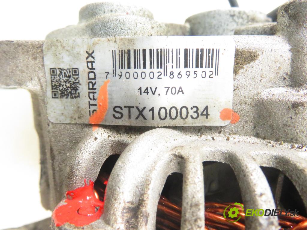MAZDA 323 F VI (BJ) HB 2001 74,00 2.0 DITD 101 - RF4F 1998,00 Alternátor STX100034 (Alternátor)