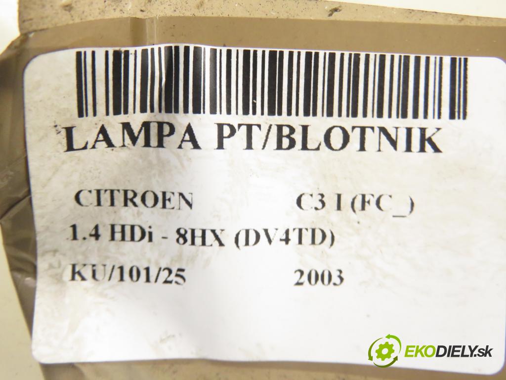 CITROEN C3 I (FC_) HB 2003 50,00 1.4 HDi 8V - 8HX 1398,00 Svetlo pravé zadné 