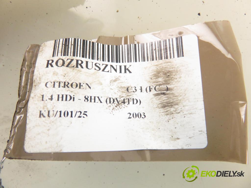 CITROEN C3 I (FC_) HB 2003 50,00 1.4 HDi 8V - 8HX 1398,00 Štartér S3016 (Štartér)