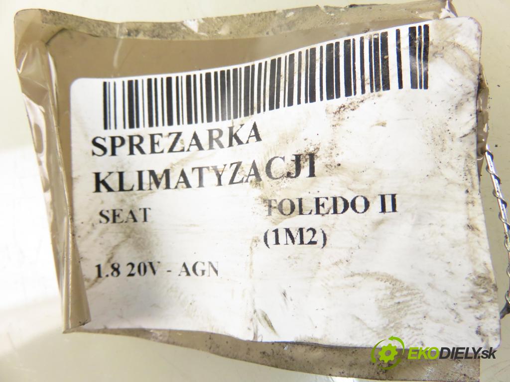 SEAT TOLEDO II (1M2) SEDAN 1999 92,00 1.8 20V 125 - AGN 1781,00 KOMPRESOR: klimatizace 1J0820803A (Kompresory)