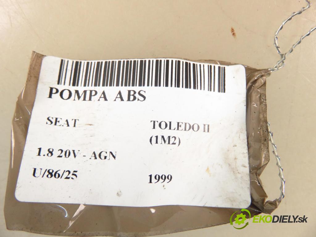 SEAT TOLEDO II (1M2) SEDAN 1999 92,00 1.8 20V 125 - AGN 1781,00 Pumpa ABS 1J0907379H ; 1J0614217C ; 10094903413 (Pumpa ABS)