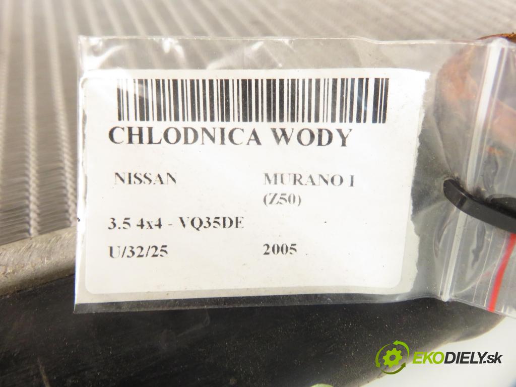 NISSAN MURANO I (Z50) SUV 2005 172,00 3.5 4x4 234 3498,00 chladič vody 