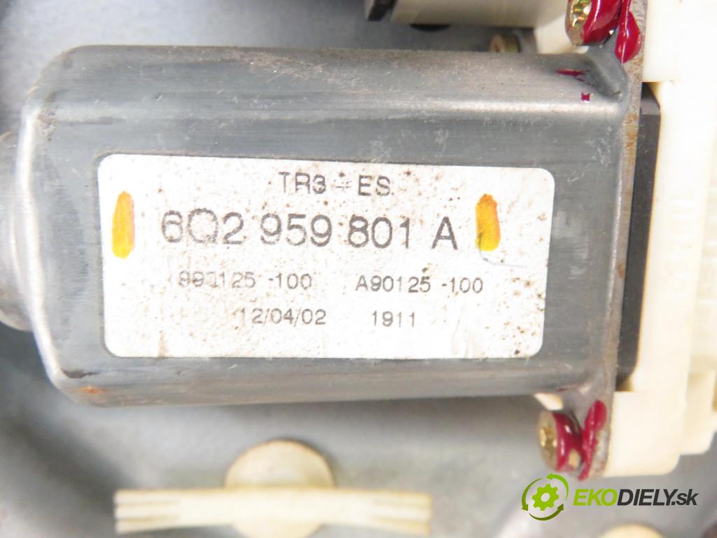 SEAT IBIZA III (6L1) HB 2002 47,00 1.2 12V - AZQ 1198,00 mechanismus oken PPE 3D 6L3837752AD ; 6Q2959801A ; 6L3837756H
