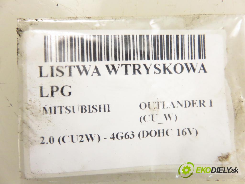 MITSUBISHI OUTLANDER I (CU_W) SUV 2004 100,00 2.0 (CU2W) - 4G63 (DOHC 16V) 1997,00 Lišta vstrekovacia LPG 67R011022 ; GISMI3100