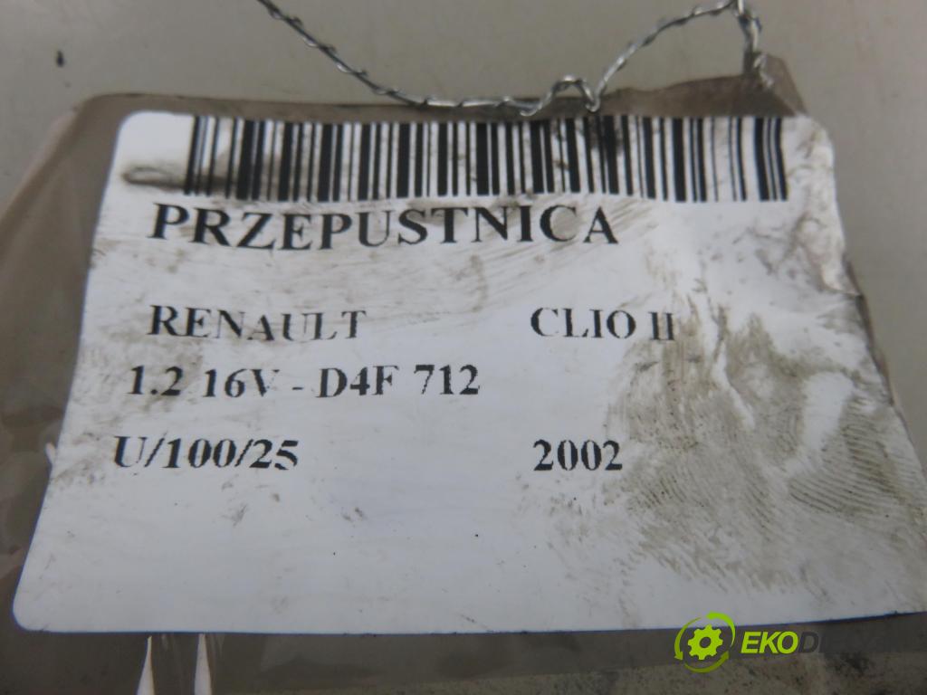 RENAULT CLIO II (BB_, CB_) HB 2002 0,00 1.2 16V - D4F 712 1149,00 Škrtiaca klapka 8200166869 ; 8200067219 (Škrtiaca klapka)